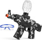 Anstoy Splat Gun Electric with Gel Ball Blaster AEG AKM-47 Splatter Ball Blaster for Outdoor Activities-Fighting Shooting Team Game Ages 14+(Halloween)