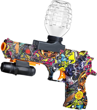 Anstoy Automatic Gel Ball Blaster, Light Waterproof Splatter Ball Blaster Gelfire Toy with Gel Rounds, Sight & Eyewear for Orby Outdoor Shooting Game Party Gift Ages 14 & Up - PoP