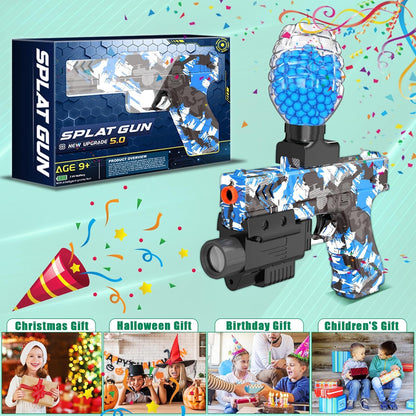 Anstoy Splat Gun Original JM-X3 Gel Ball Blaster Pistol,Electric Splatter Ball Blaster Automatic for Christmas, Halloween, Birthday Gift, Age 14+